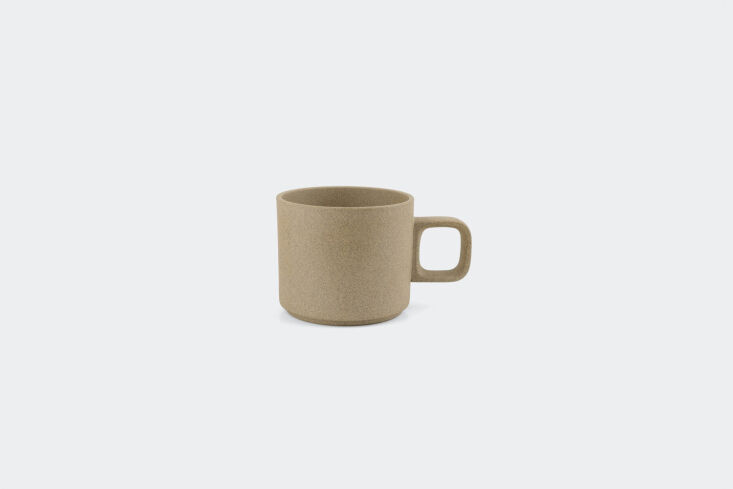 the hasami porcelain mug in natural is \$\27 at kanso. 32