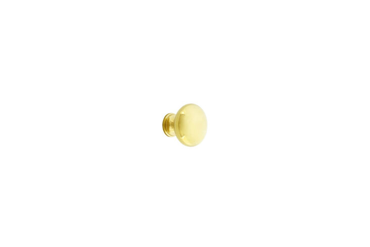 the classic \1 \1/4 inch brass cabinet knob in unlacquered brass is \$8.\29 is  28