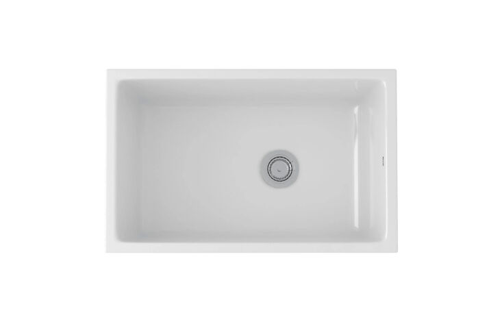for a similar undermount ceramic sink to the one seen in the kitchen, the rohl  25
