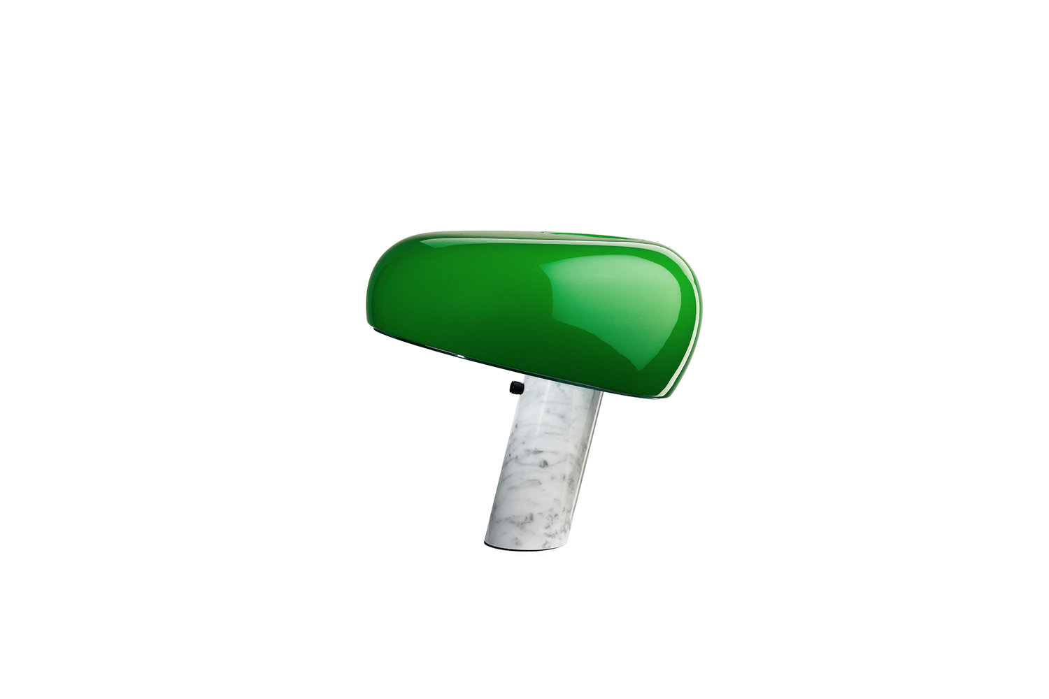 the flos snoopy marble base table lamp in green is \$\1,\295 29