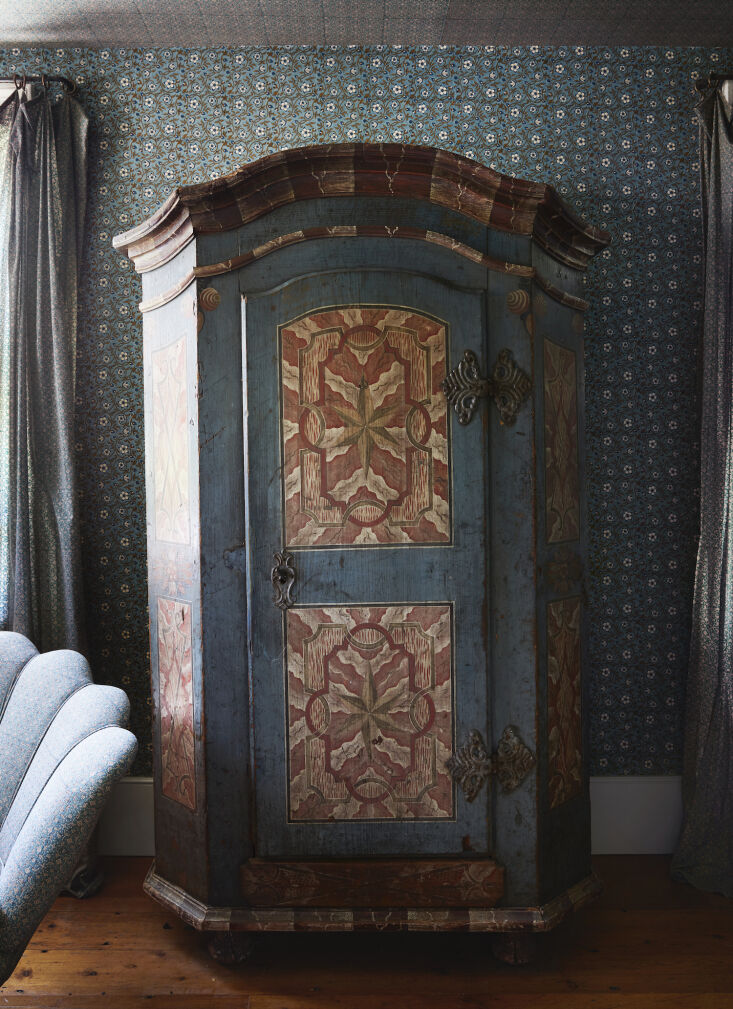 billy cotton painted armoire