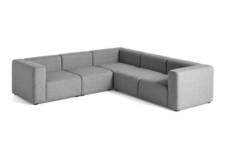 the hay mags corner sectional in gray is \$9,945 at dwr. 22