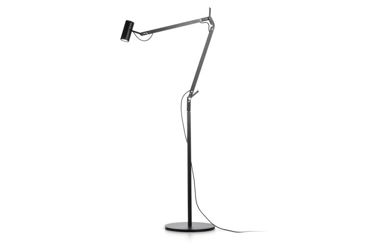 the marset polo floor lamp in black is \$\1,\2\18 at horne. 25