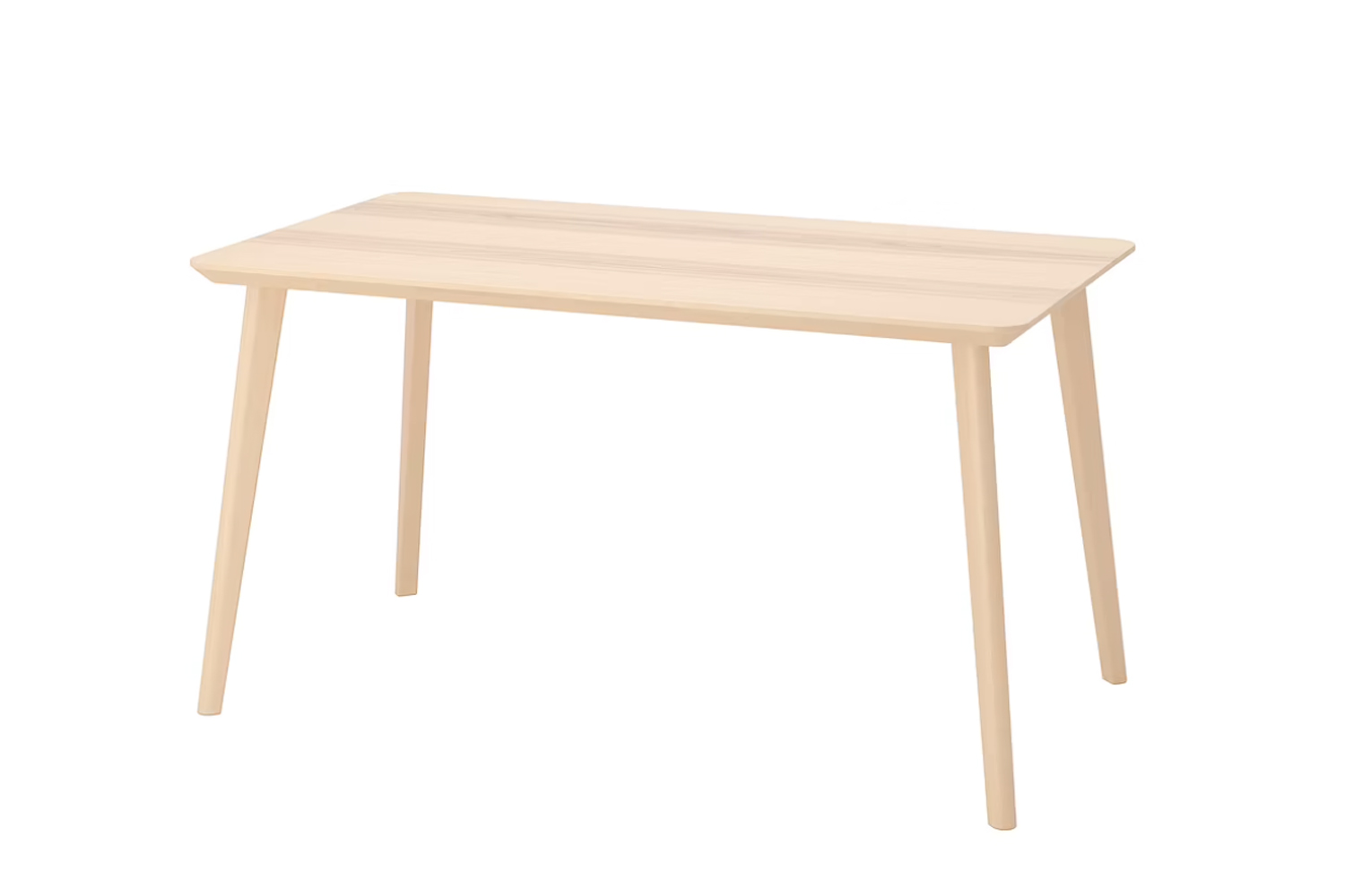 the ikea lisabo table in ash veneer is \$\189. 23