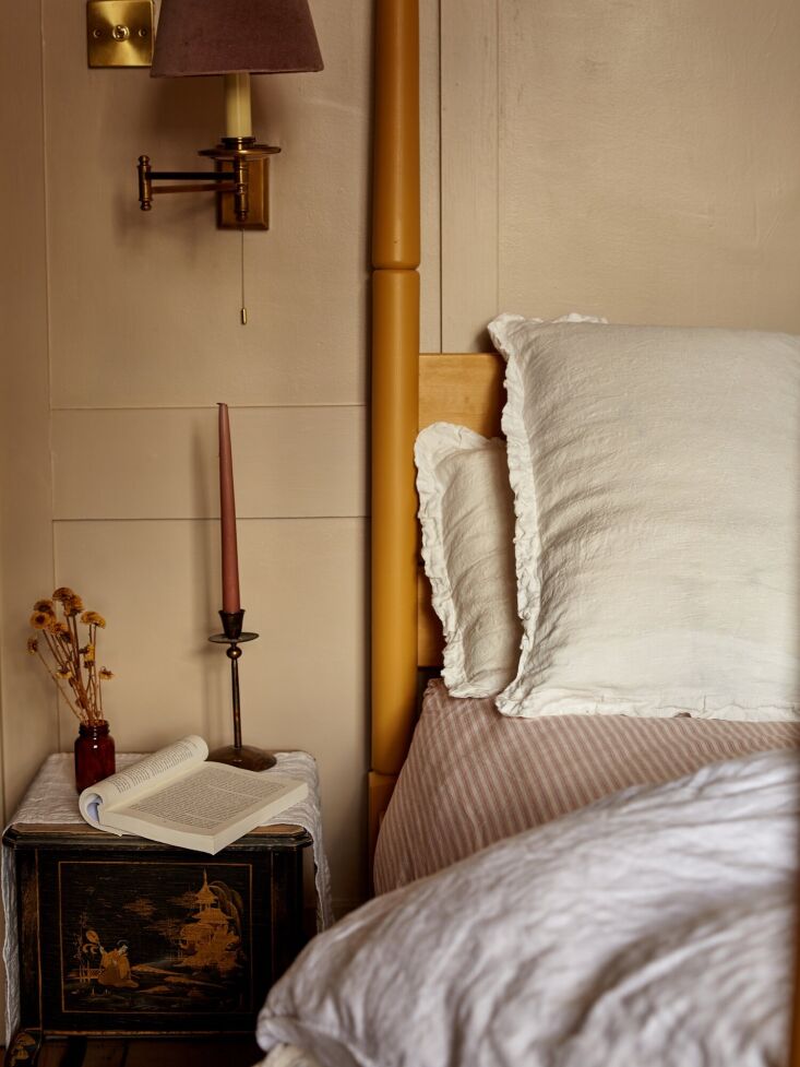 for the bedroom, the smocked linen pillowcase starts at £85. 16