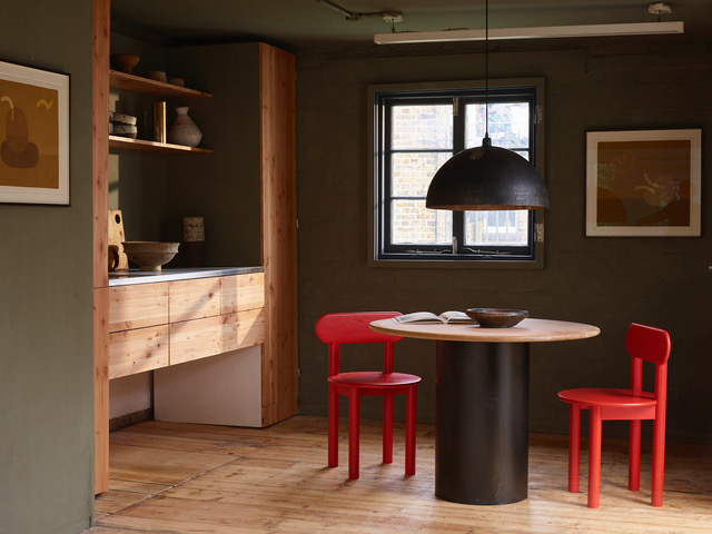 the fred rigby studio kitchen, featuring fred&#8\2\17;s own pendant light,  20