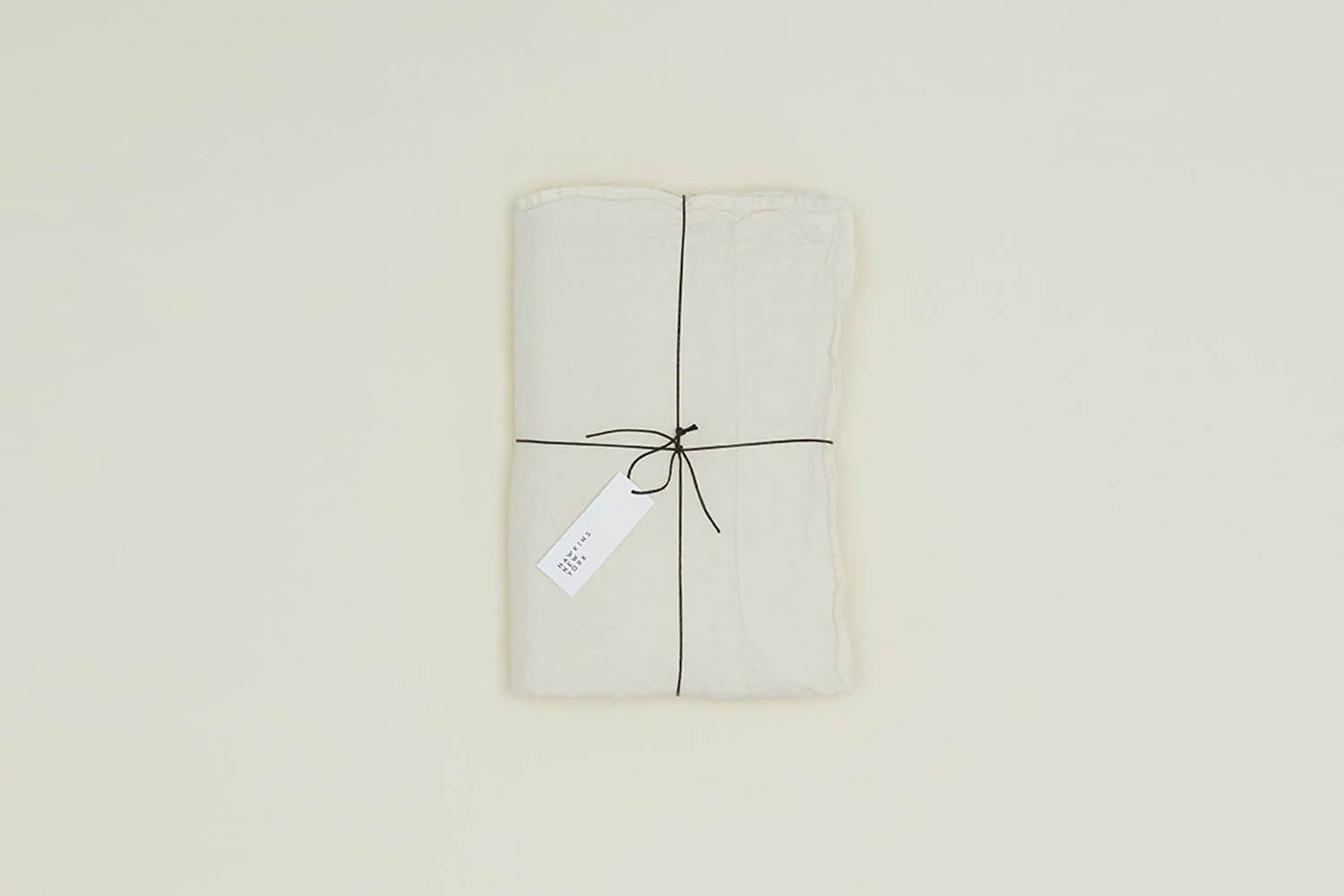 the simple linen flat sheet in ivory is \$\2\25 at hawkins new york. 25