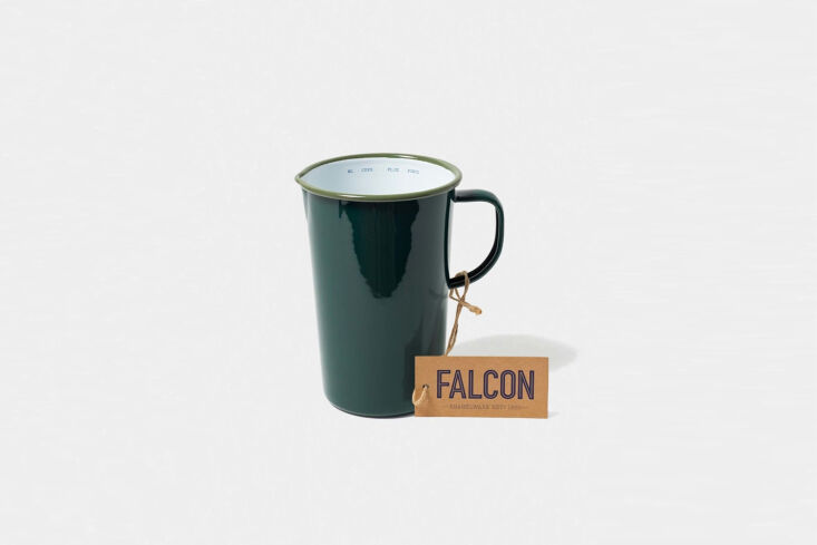 the falconware two pint jug in samphire green is \$44. 28