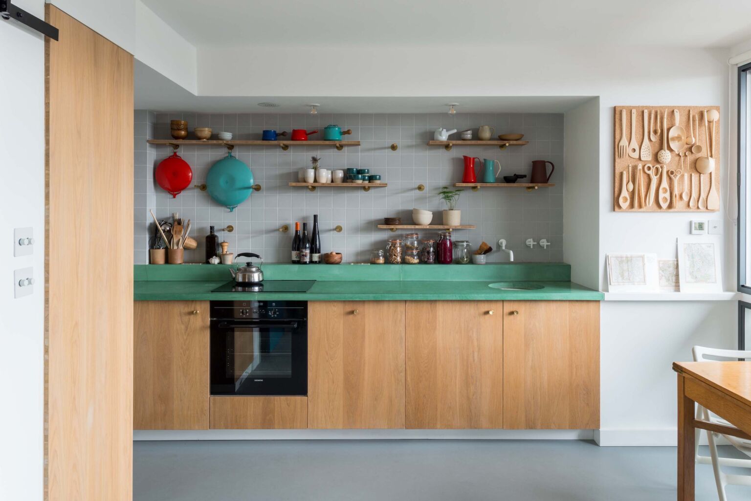 Steal This Look: A Compact Multi-Color Kitchen in London - Remodelista
