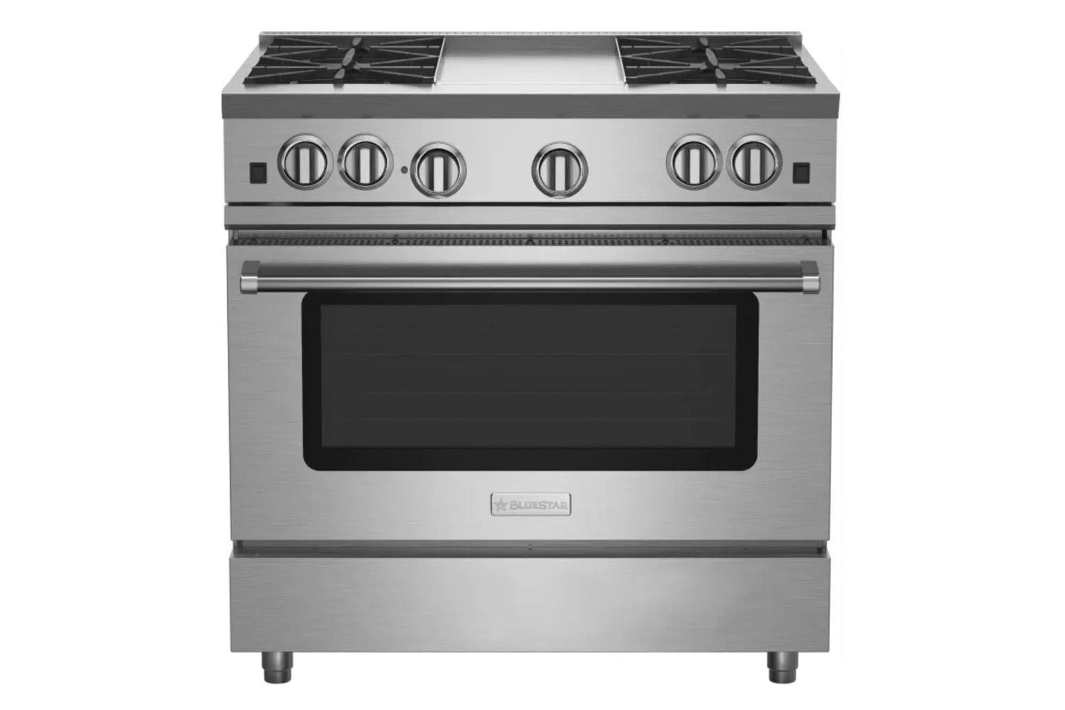 the bluestar rnb series 36 inch freestanding gas range is \$9,\195 at aj madiso 22