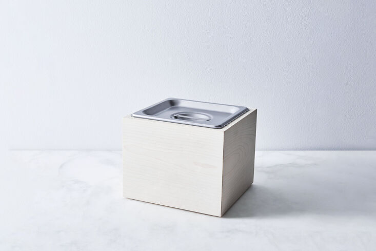designed by cliff spencer, the noaway countertop compost bin comes in magnolia  23