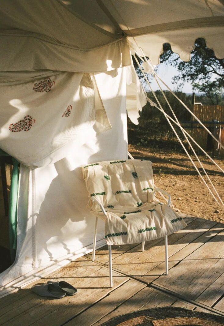 the cotton and wool nube casamance pillows are €\180 each. photograph by 18