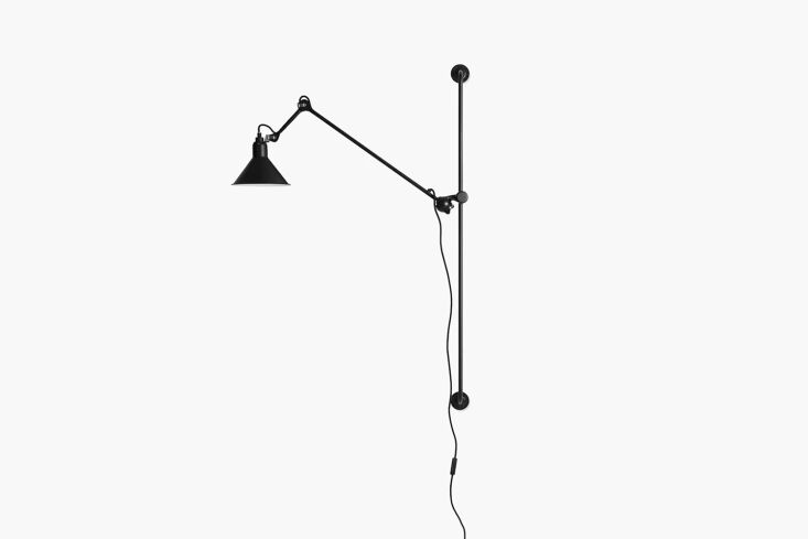 the lampe gras model \2\14 wall lamp is \$780 at design within reach. 21