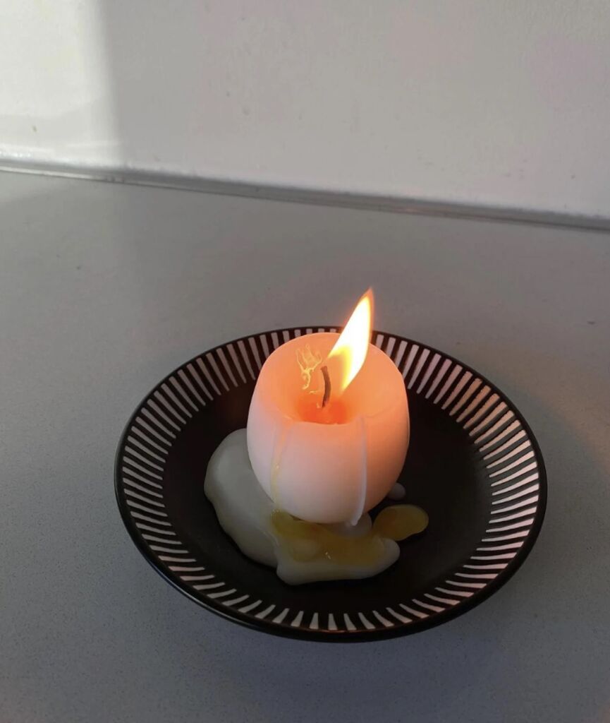 For Dessert Candles Shaped Like Croissants and Cakes Remodelista