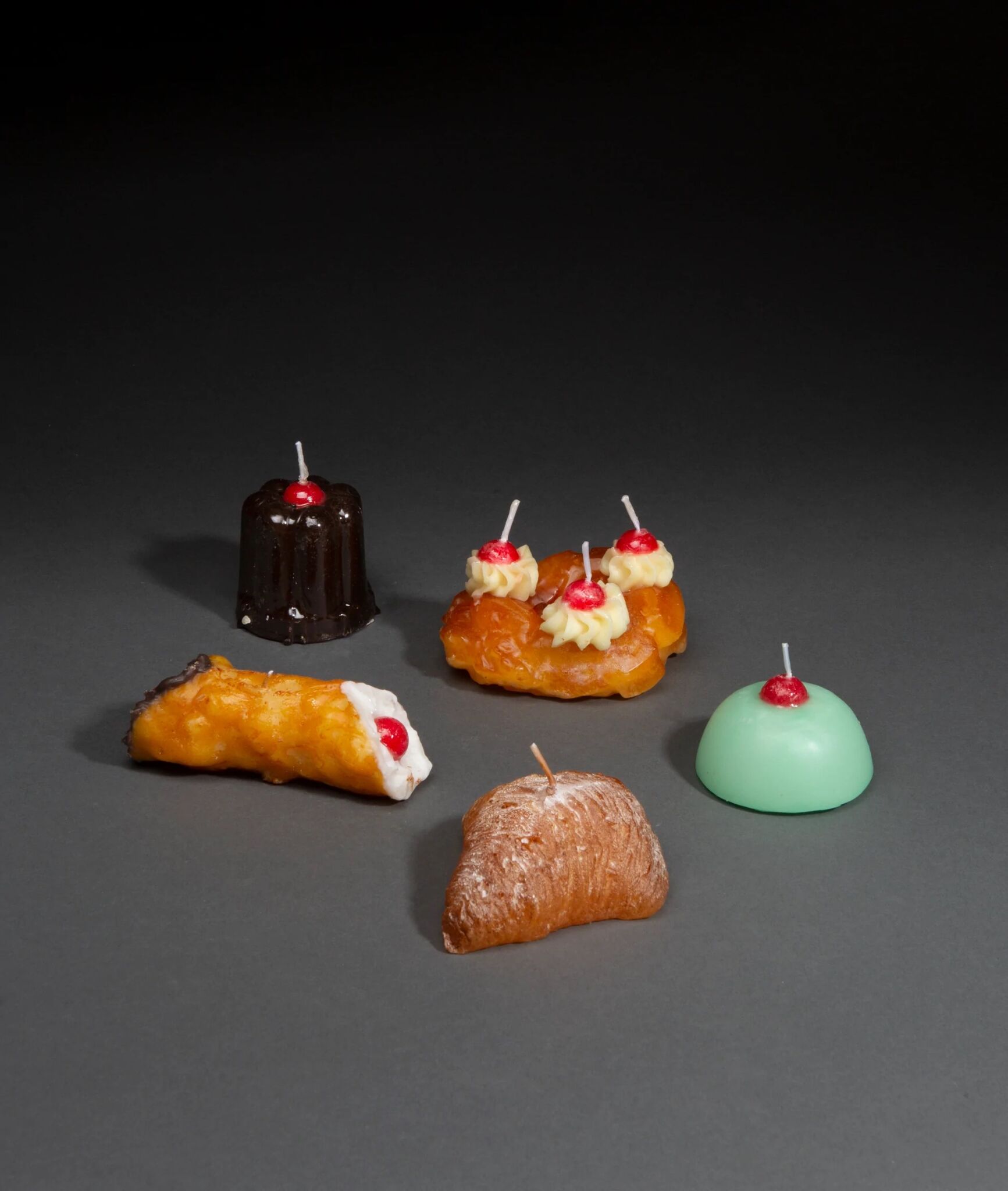 For Dessert Candles Shaped Like Croissants and Cakes Remodelista