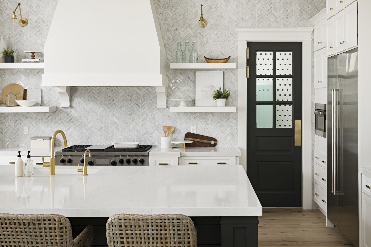 Distinctive and Durable Chic Quartz Countertops from Cambria Remodelista