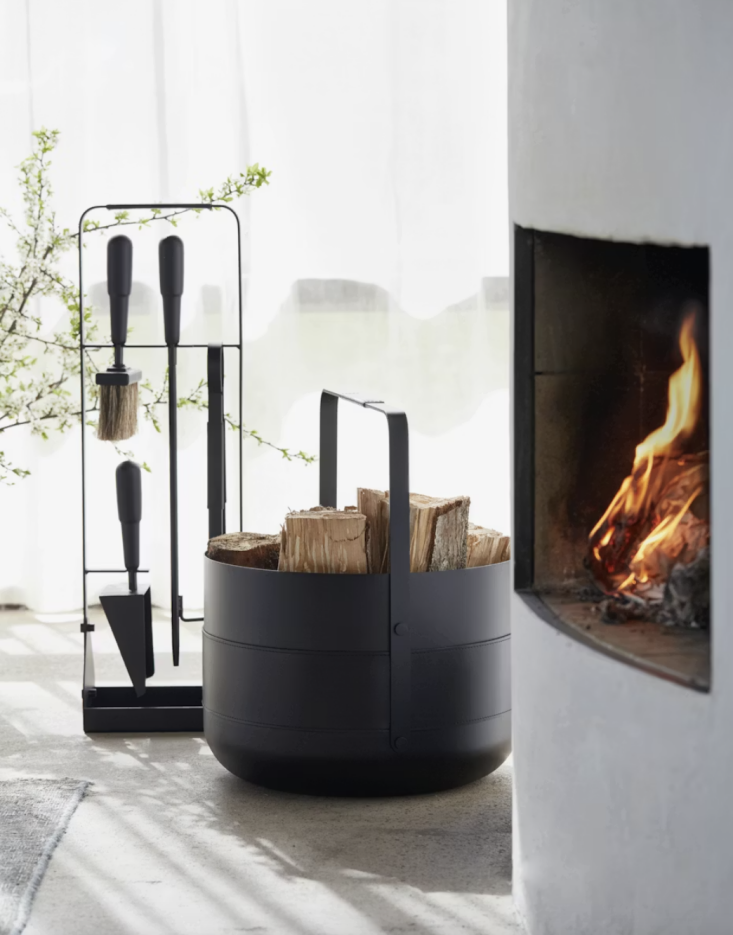 one of the more luxe options on our list is from eldvarm. the emma fireplace ba 17
