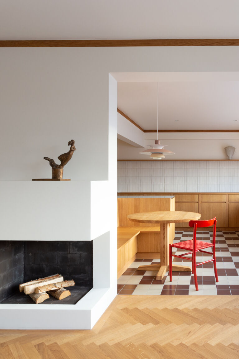 View of A Modern Classic Apartment Interior in Helsinki, Finland - Remodelista