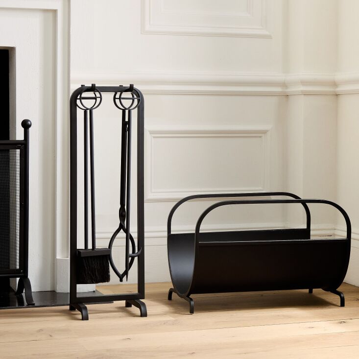 the modern lines fireplace log holder is currently on sale for \$\159.\20 at we 23