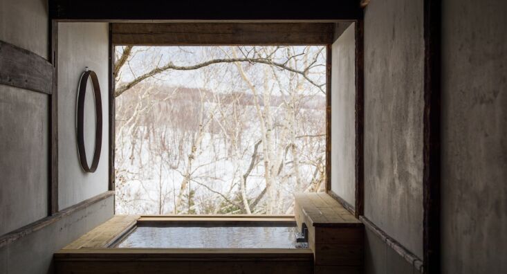 the guest house also features a private onsen. 23