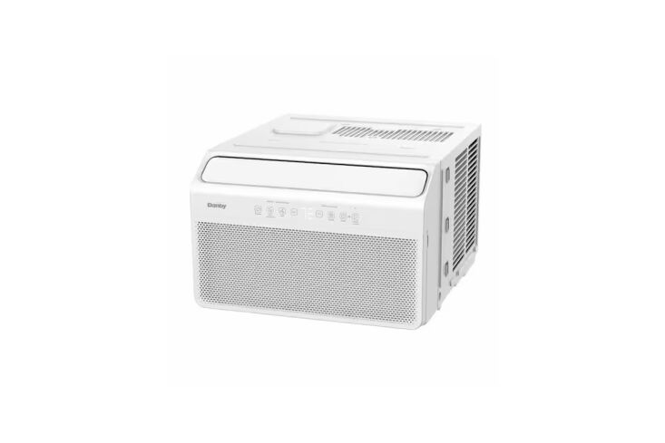 the straightforward danby 8,000 btu \1\15v window air conditioner advertises up 25