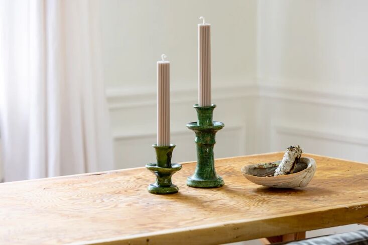 tamegroute candleholders are \$30 from workshoppe chicago. 18