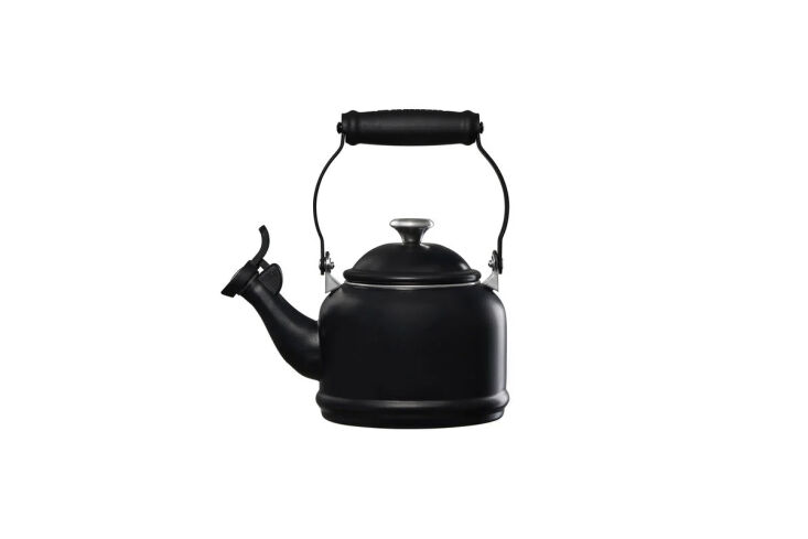 the le creuset demi kettle in licorice is \$84. 29