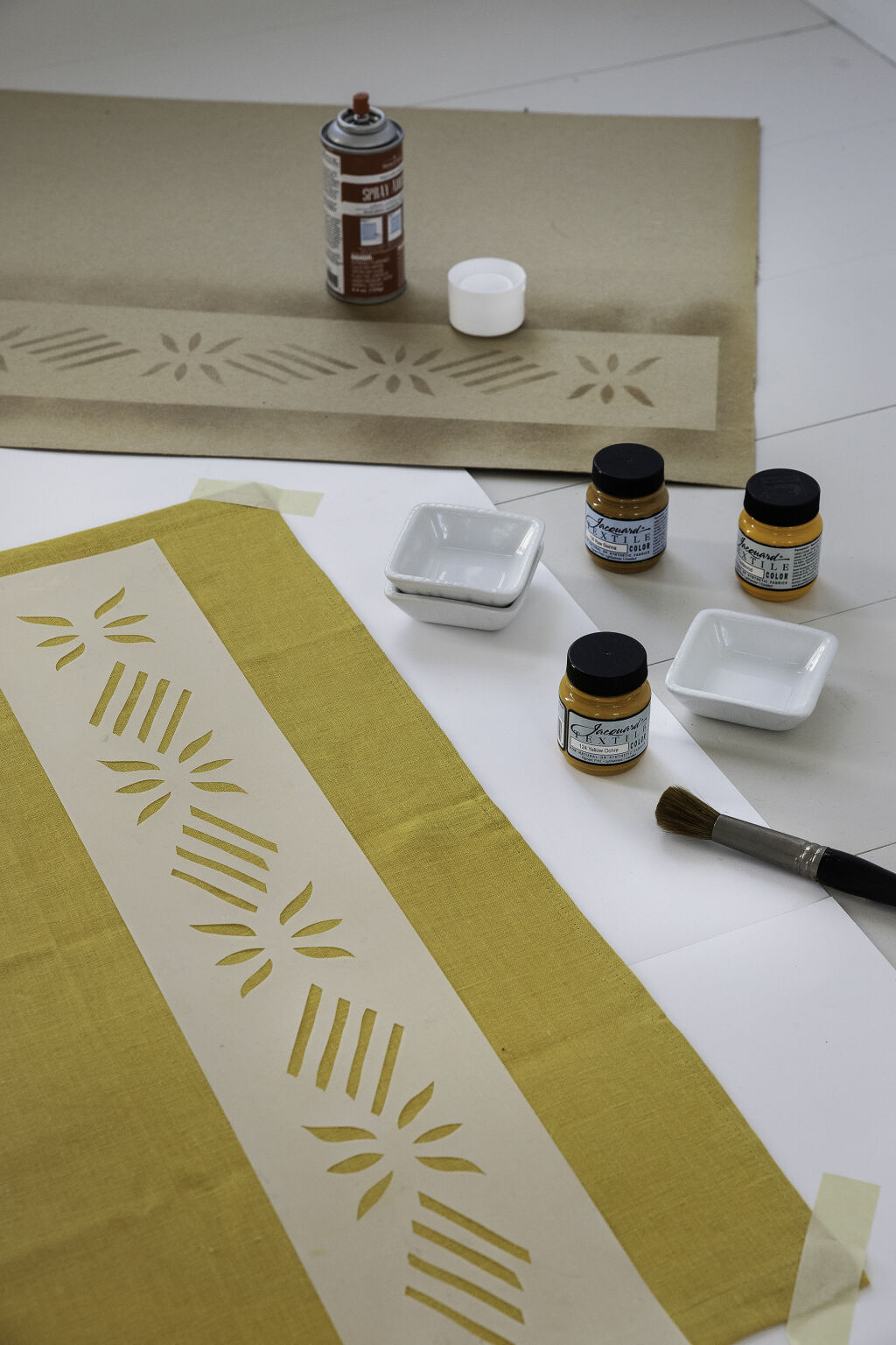 DIY BlockPrinted Tea Towels, Inspired by Moses Eaton Remodelista