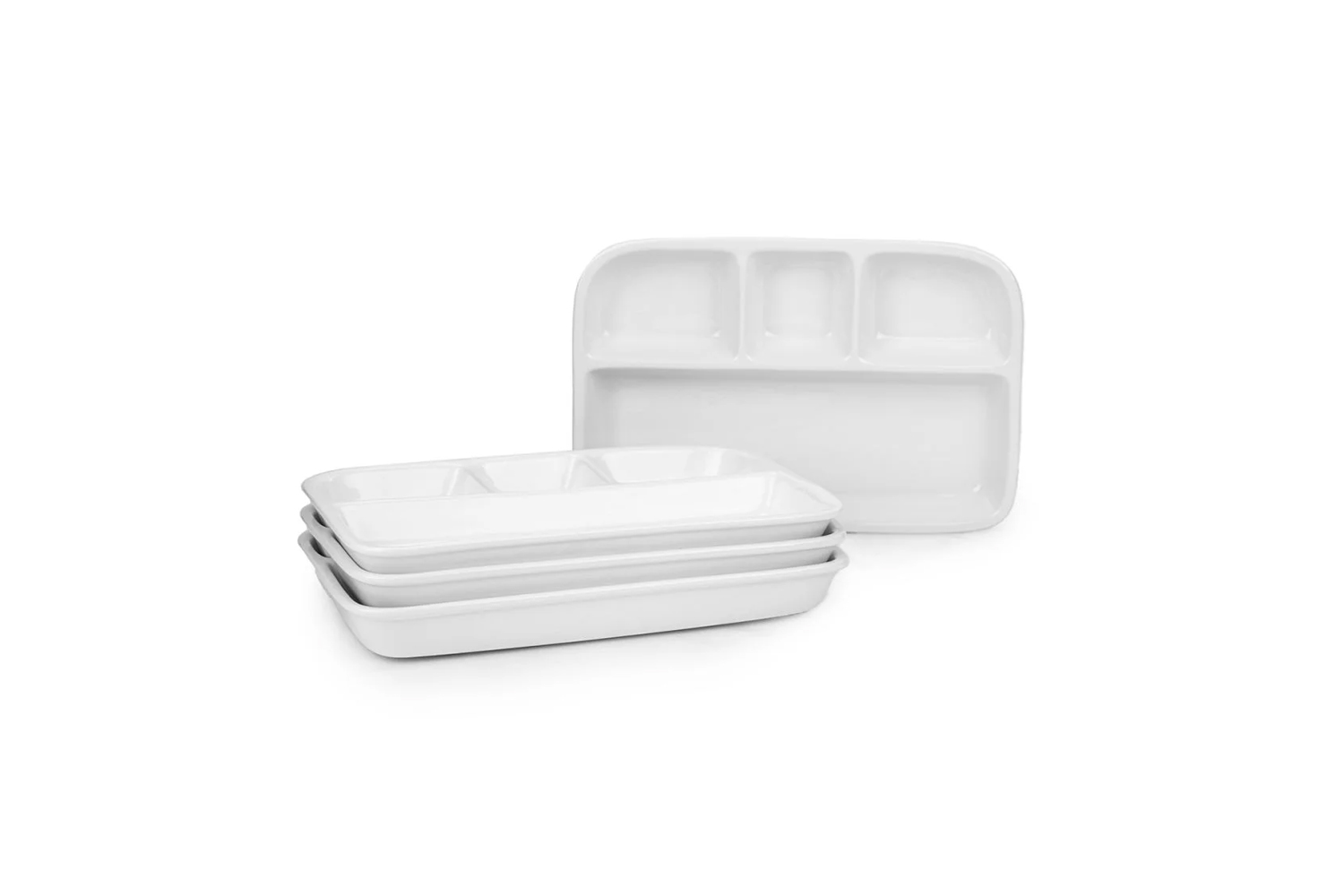 10 Easy Pieces Divided Dinner Trays (for Adults and Children