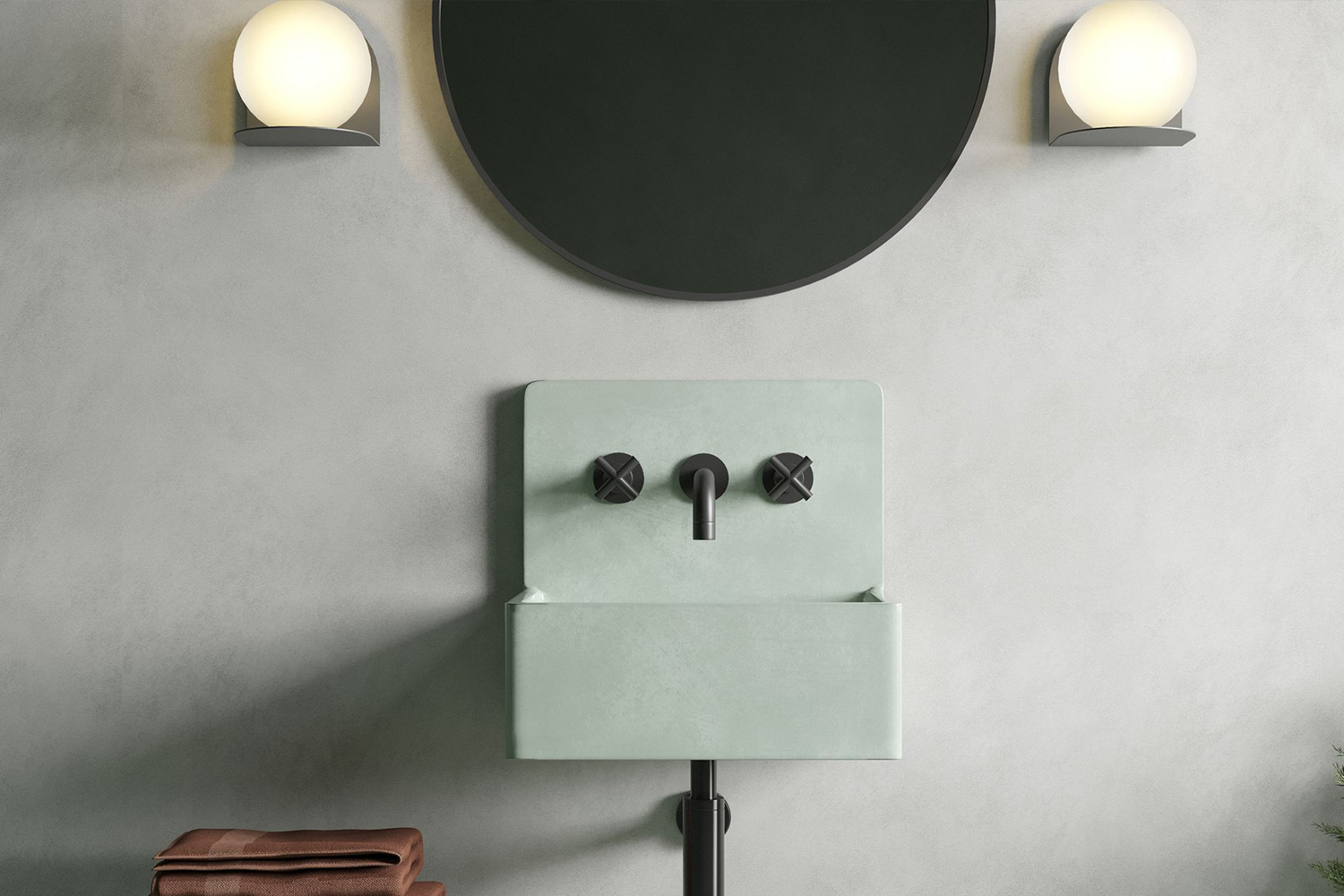 Colorful Bathroom Sinks Wash Basins Colored Concrete 10 Easy Pieces