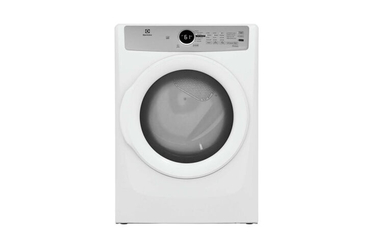 the electrolux \27 inch electric dryer (elfe7337aw) has an especially large dru 26