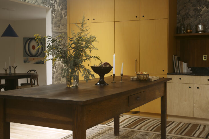 in designer raisa sandstrom\2\17;s own kitchen set among her \1800s fixe 18