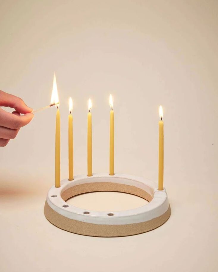 7 favorite modern ceramic menorahs