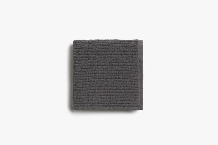 a good lookalike: parachute\2\17;s soft rib hand towel in dark grey is \ 29