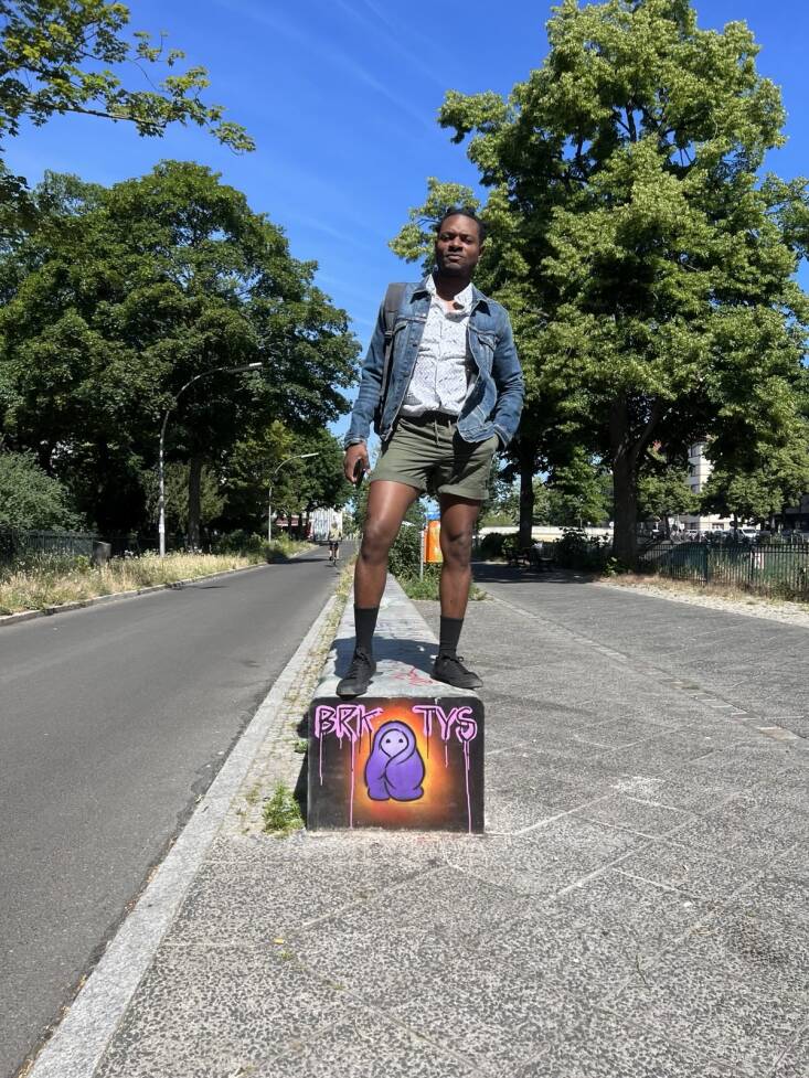 junior on a visit to berlin. photograph courtesy of junior schouten. 28