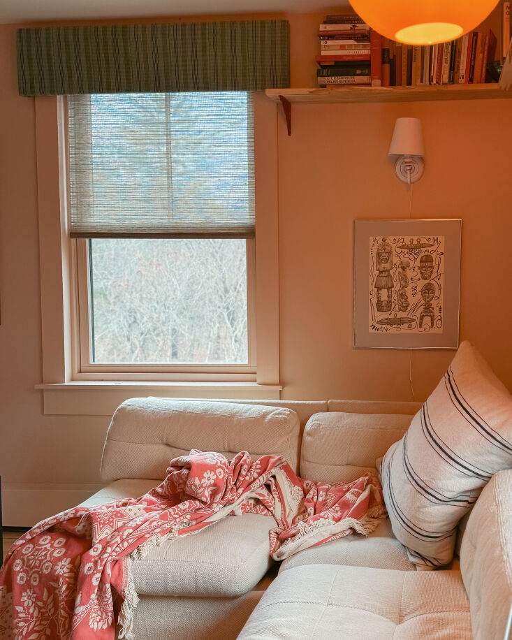 reading nook beneath raisa&#8\2\17;s handmade box valances. 32
