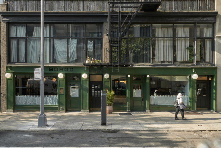 for the façade, drew heffron of brand identity studio practical people suggest 17