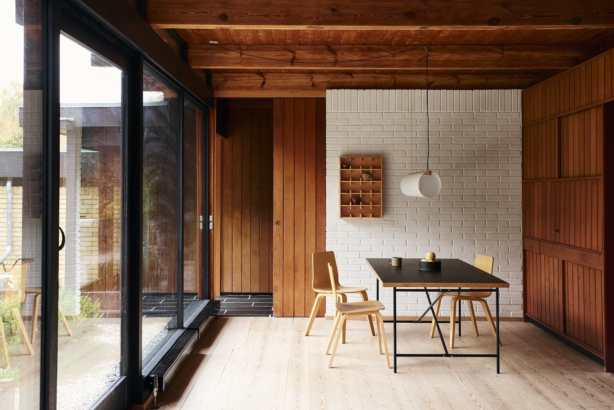 aabove: the sætter 5 in oiled oak; \$490.66, is perfect for a dining area (and 21