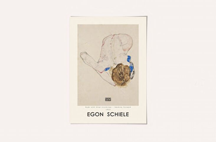 finish the look with a poster in muted hues, like egon schiele&#8\2\17;s wo 25