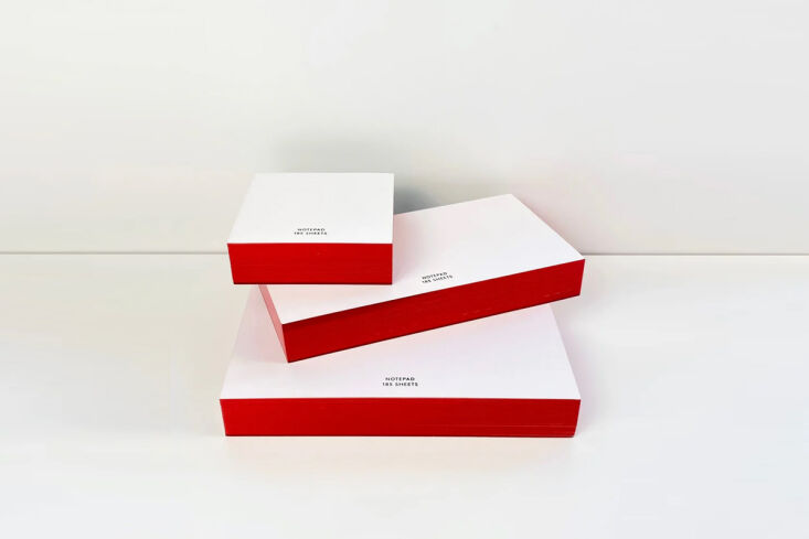 for the writer, the list maker, and the doodler, give a glossy red color edged 24