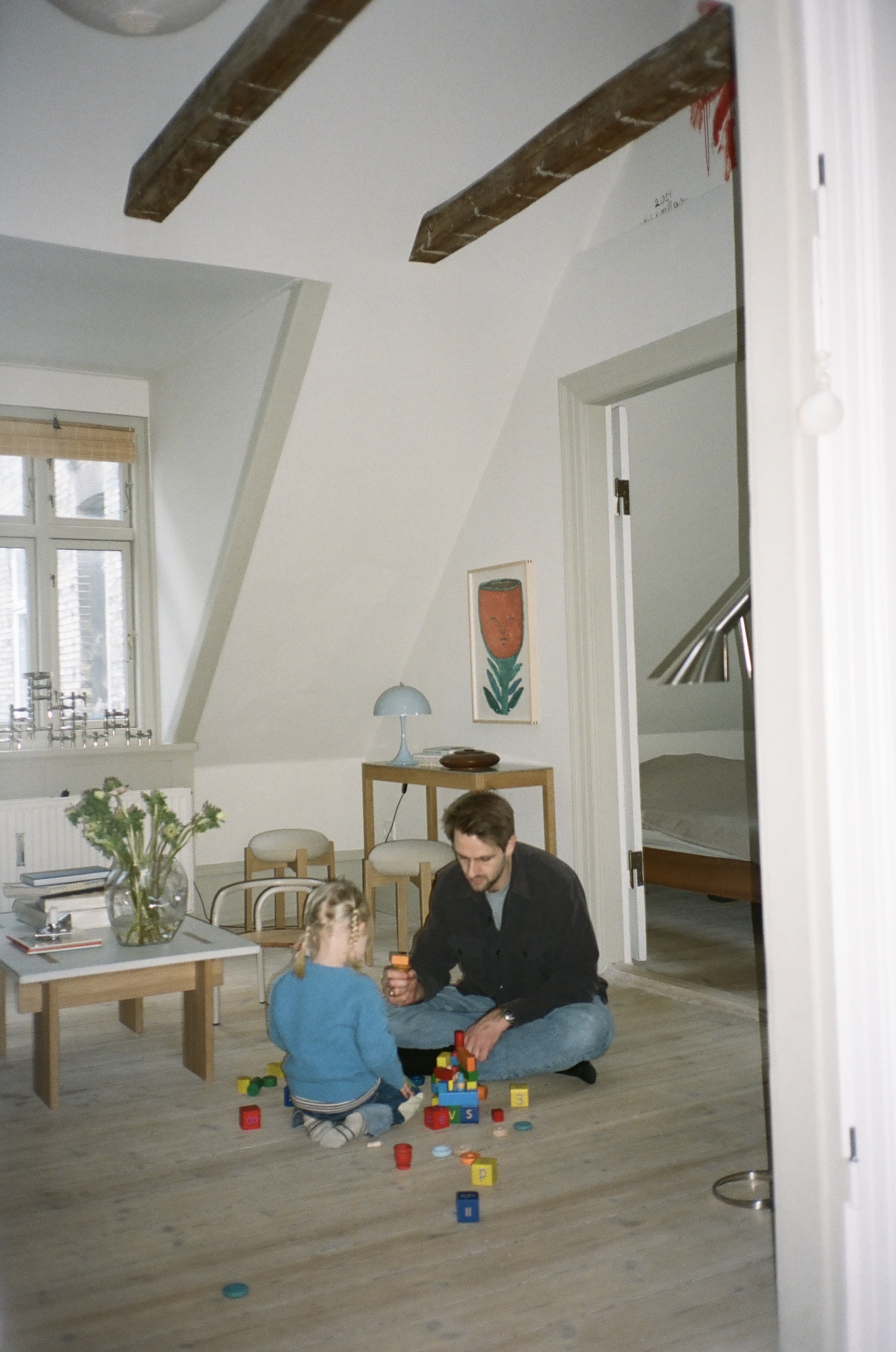 magnus and ruth at play. the walls throughout were professionally painted an eg 27