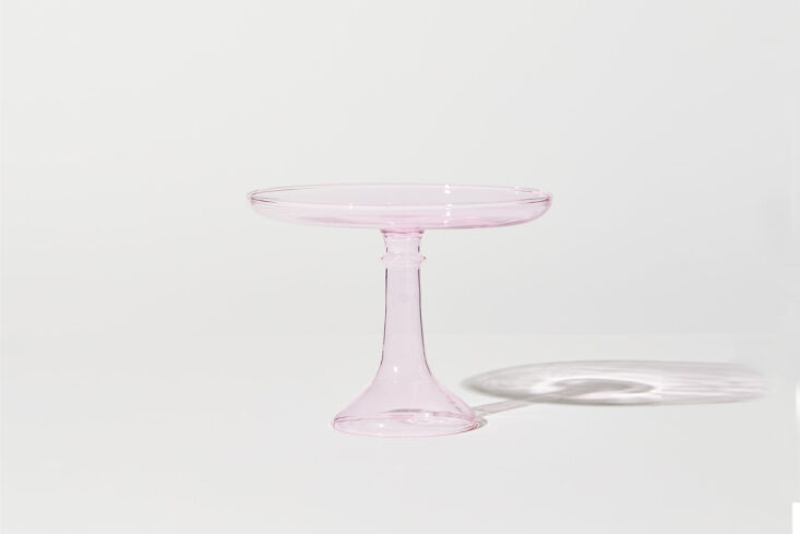 margot is admiring the butler cake stand in pink from house of nunu: \2\ 22
