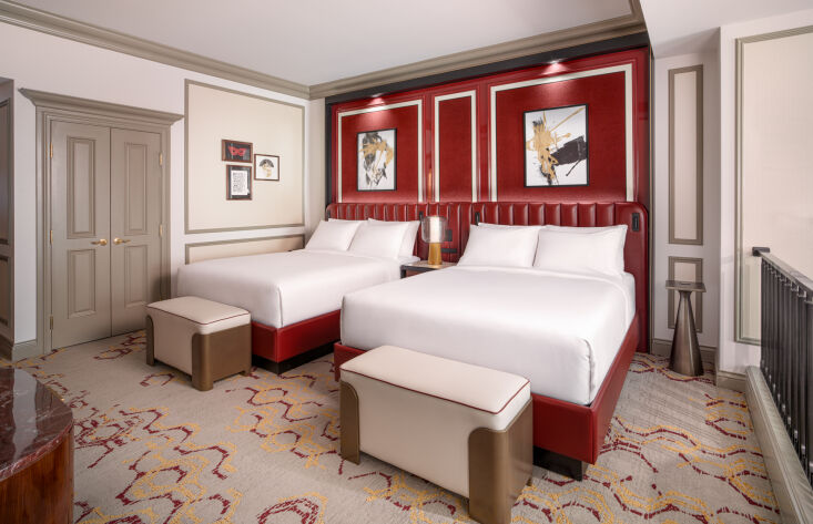 a palette of deep burgundy, cream, and gold echoes the sumptuous elegance and f 18