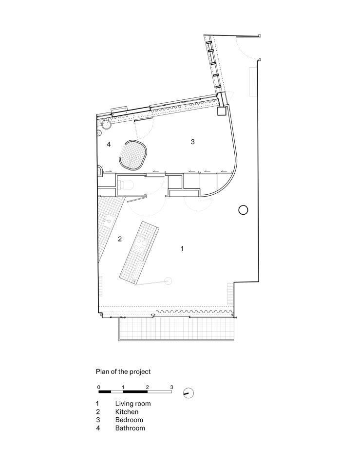 the final layout result achieves an open plan and larger single bedroom while i 35