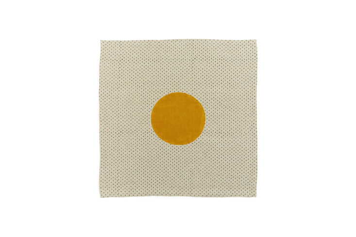 hand block printed on belgian linen, these napkins are quite literally a bright 18
