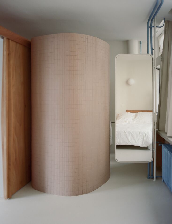 the pivoting mirror is designed by rreel and developed by atelier fr/fr and adr 27