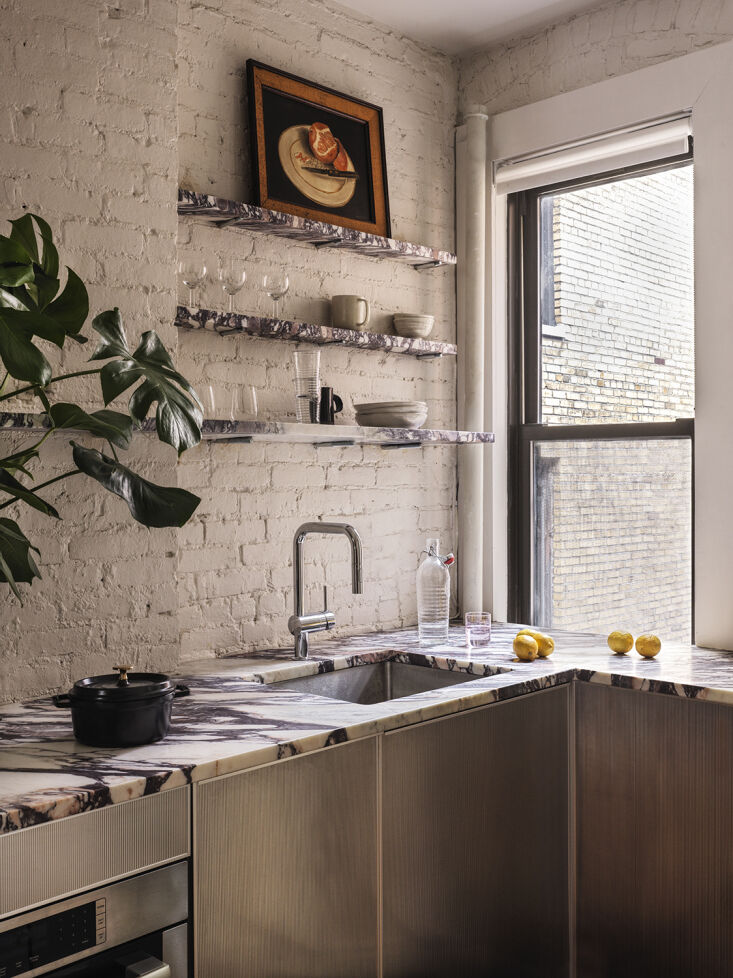 a bond kitchen in a one bedroom, walk up apartment in greenwich village. photog 32