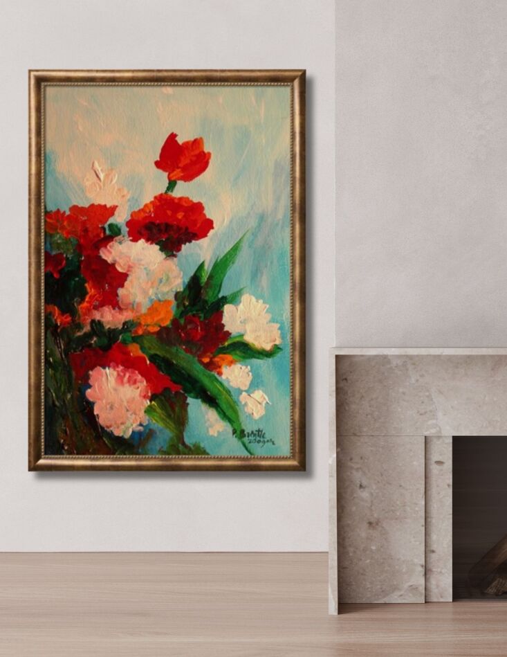 a framed patricia brintle print from aphrochic home. 31