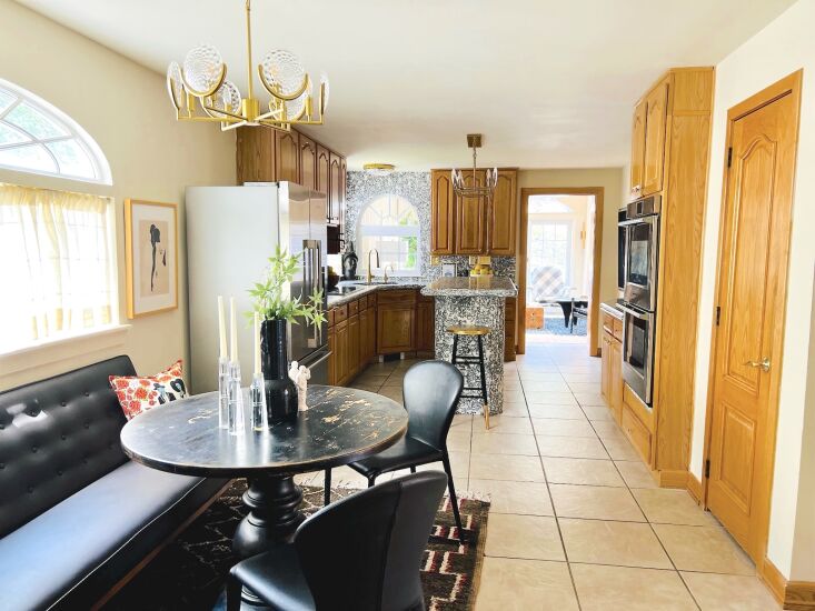 jeanine and bryan&#8\2\17;s kitchen in their aphrofarmhouse. 32