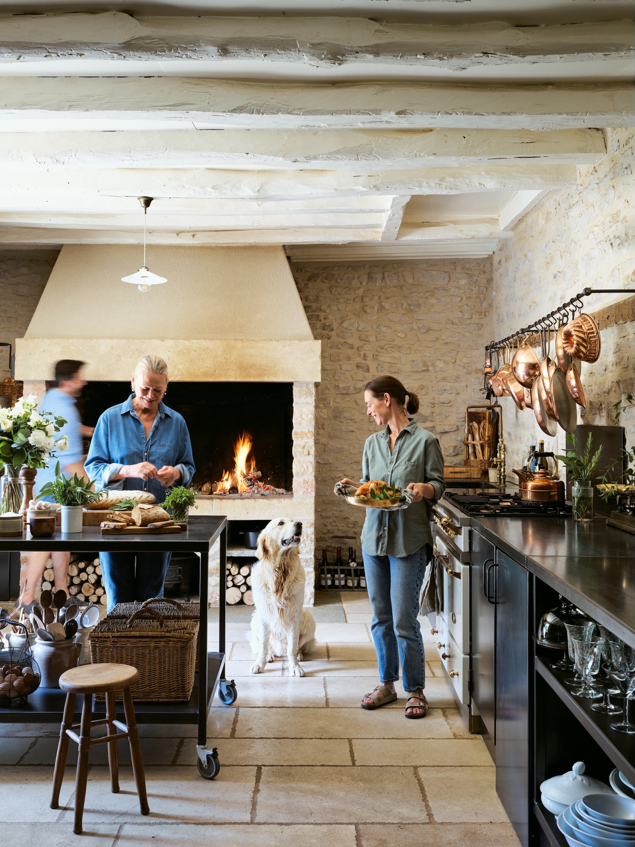 sunday roast chicken just out of the oven. for crispy skin, kendall and marjori 22